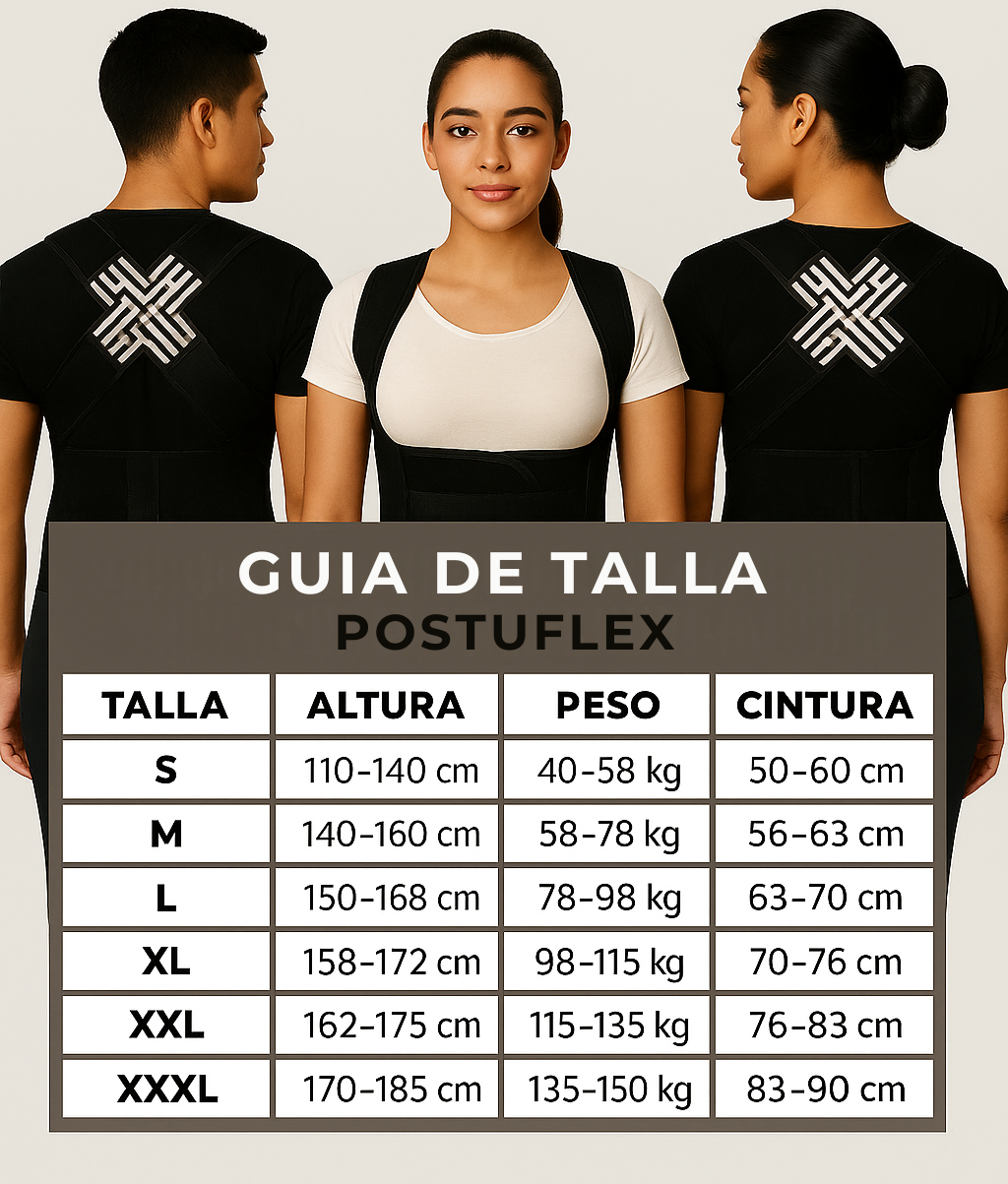 PostuFlex® Corrige tu postura y alivia el dolor desde el primer uso, con cintura más definida sin esfuerzo