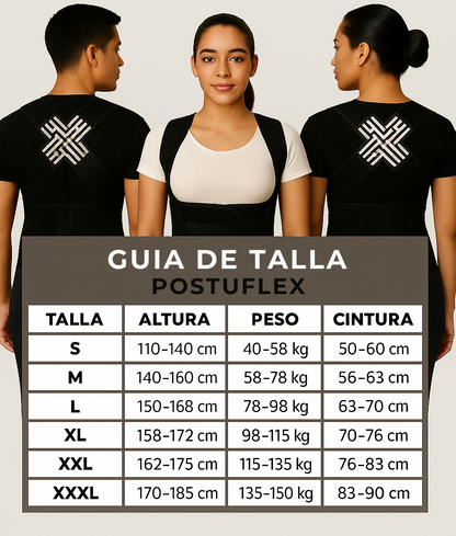PostuFlex® Corrige tu postura y alivia el dolor desde el primer uso, con cintura más definida sin esfuerzo